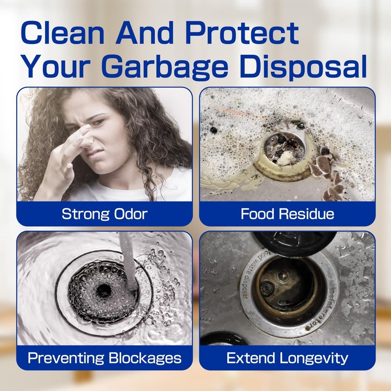 CLEARALIF Household Garbage Disposal Cleaners, 12 Tablets, Fresh Lemon Scent, Compatible With All Disposals - Image 5